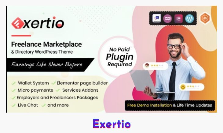 Exertio v1.3.1 WordPress Theme